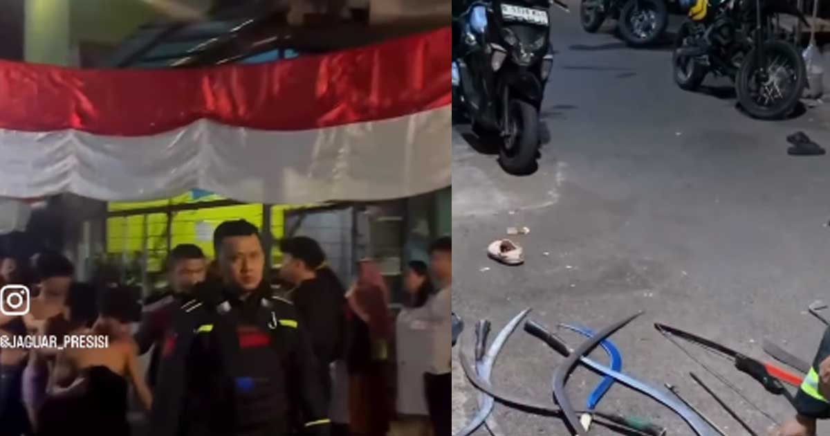 tawuran remaja di Depok