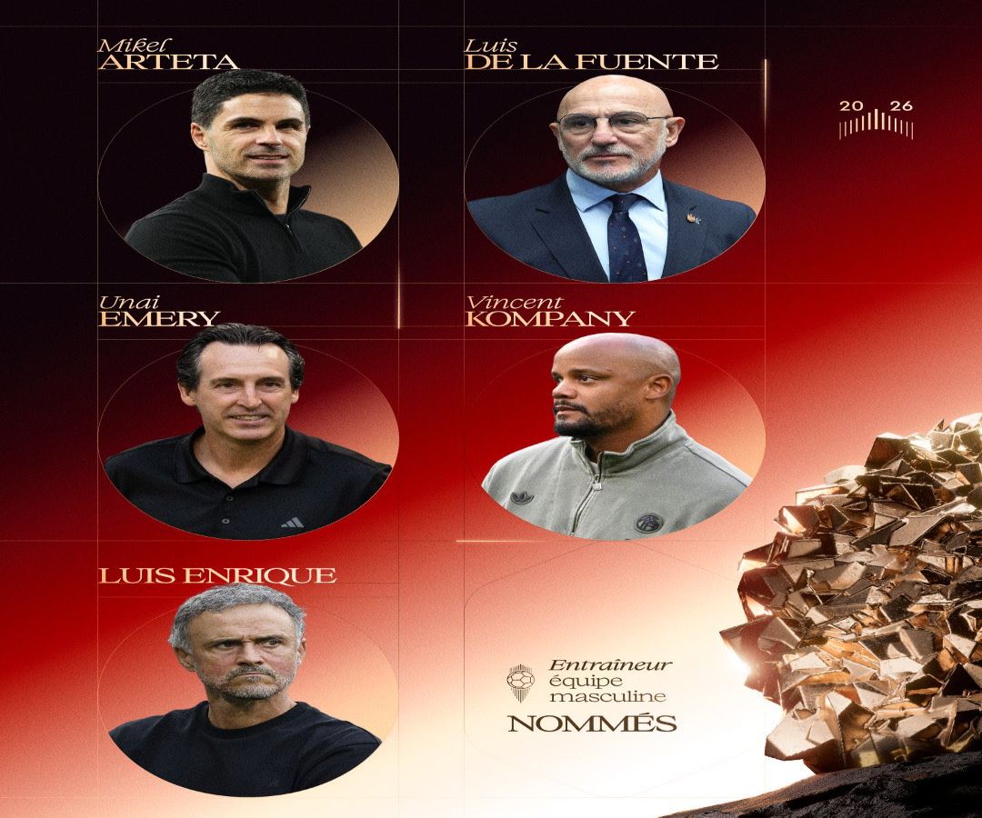 nominasi Pelatih Terbaik Ballon d'Or 2026