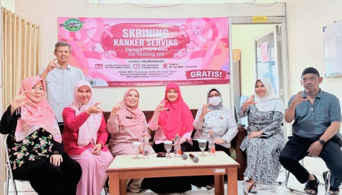 Mulyani Dukung Skrining Kanker Serviks Gratis di Pasir Kuda Bogor 2 Skrining kanker serviks gratis di Pasir Kuda Bogor bersama Mulyani.