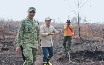 Kebakaran Hutan Palangkaraya Ditargetkan Tuntas dalam Dua Pekan 7 Petugas memadamkan kebakaran hutan dan lahan di Kalimantan Tengah