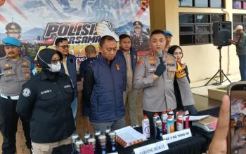 Polisi Bongkar Bisnis Gas Portable Ilegal di Baleendah, 126 Kardus Tabung Kosong Disita 3 Polresta Bandung