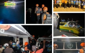 Mesin Speed Boat Rusak di Perairan Pulau Auki, 21 Orang Dievakuasi Tim SAR Biak 4 SAR Biak