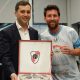 penghormatan River Plate untuk Lionel Messi